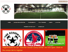 Tablet Screenshot of fivestaracademy.com